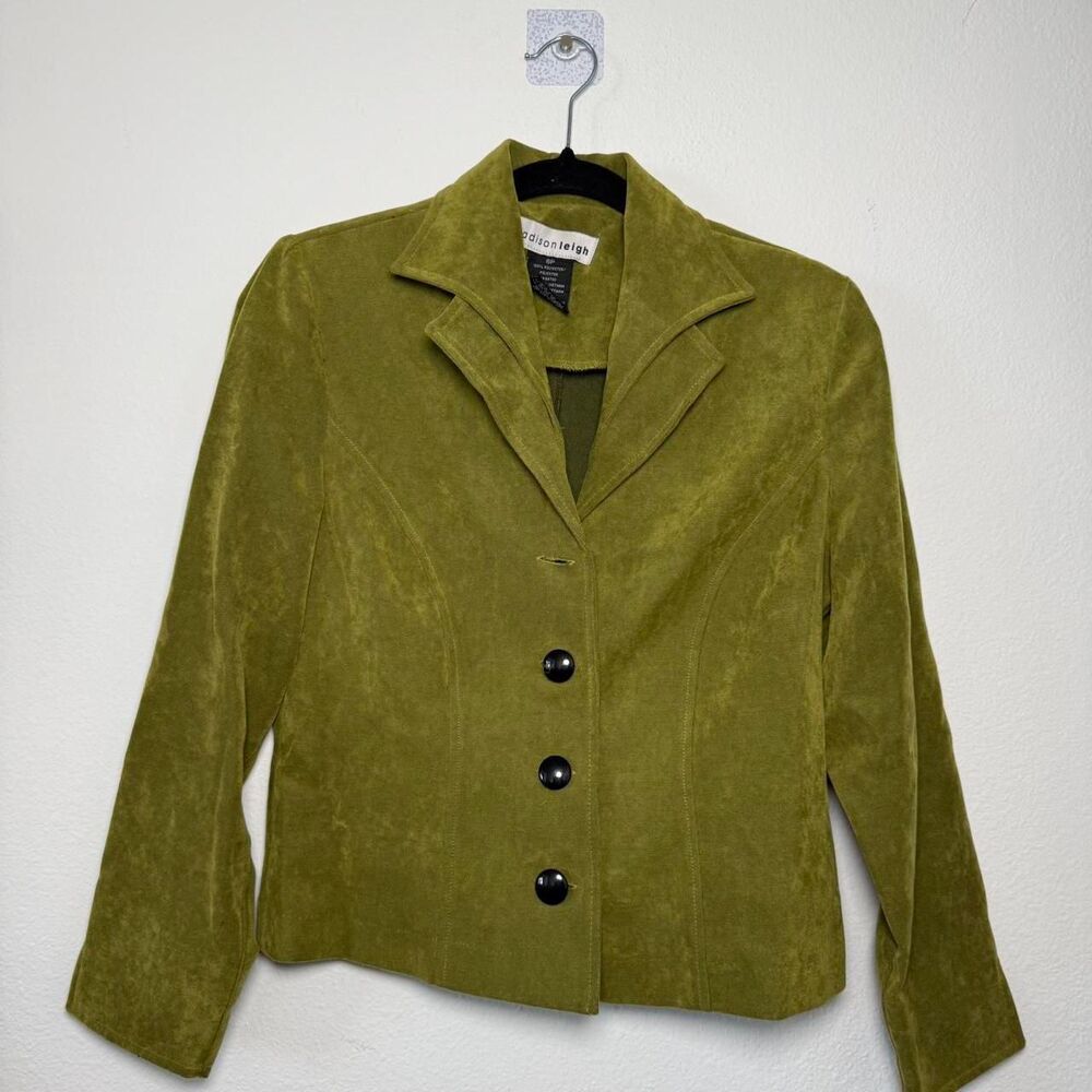 Madison Leigh Green corduroy Jacket D22